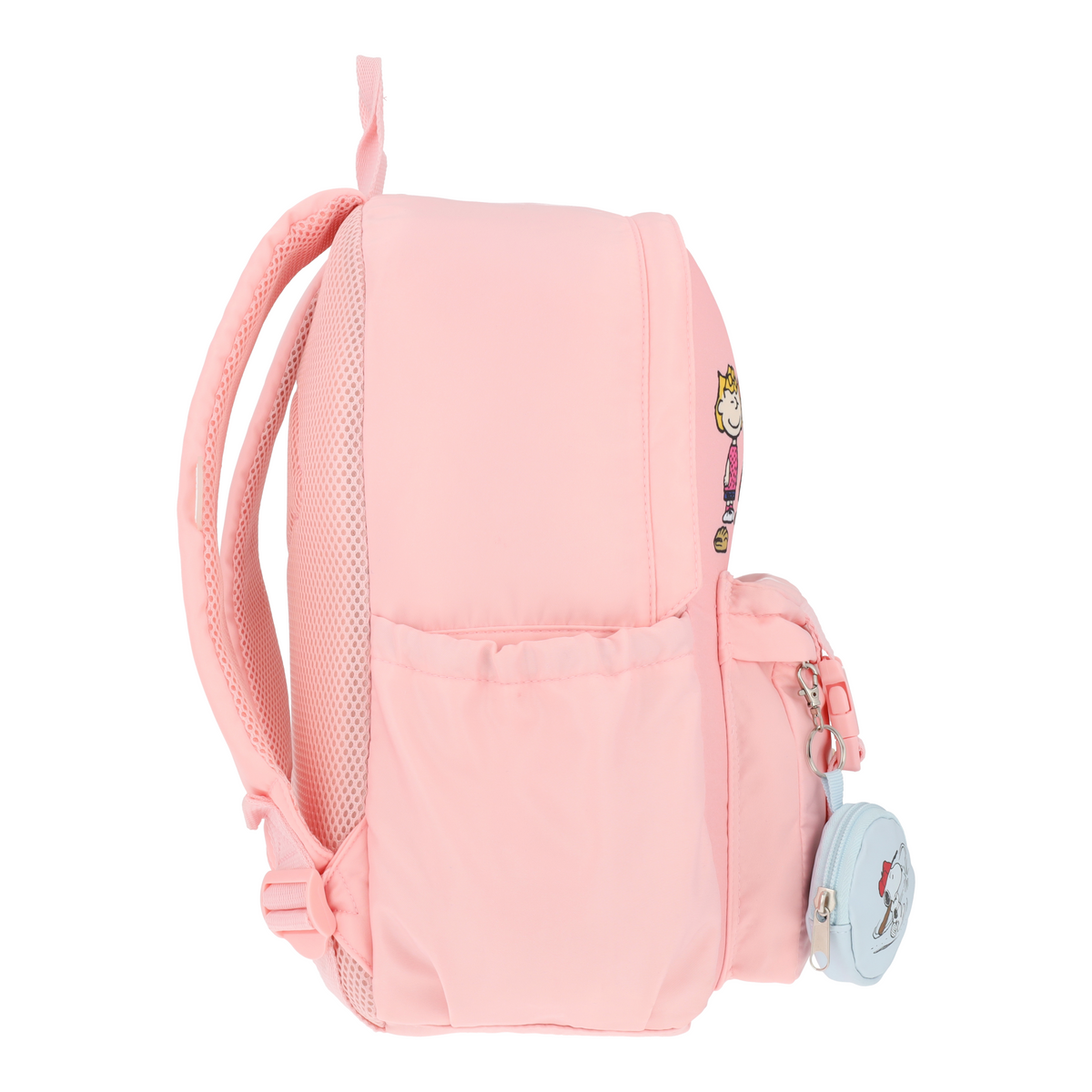 Mochila Peanuts Snoopy y Amigos Béisbol Rosa