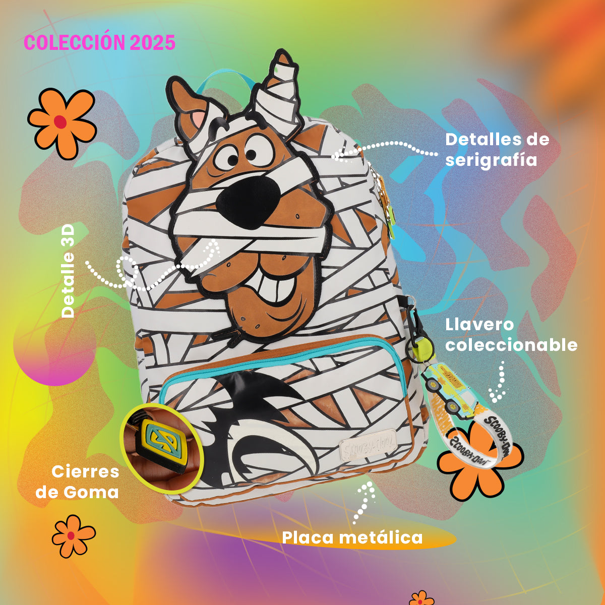 Set Mochila y Estuchera Scooby Doo Momia