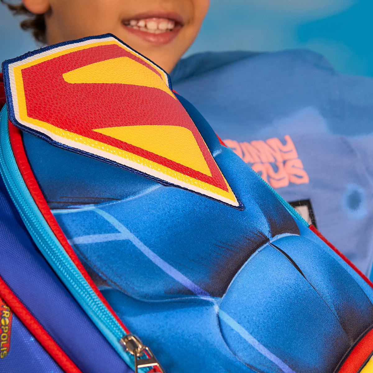 Set Mochila, Lonchera y Estuchera Escolar Superman Hero Armor