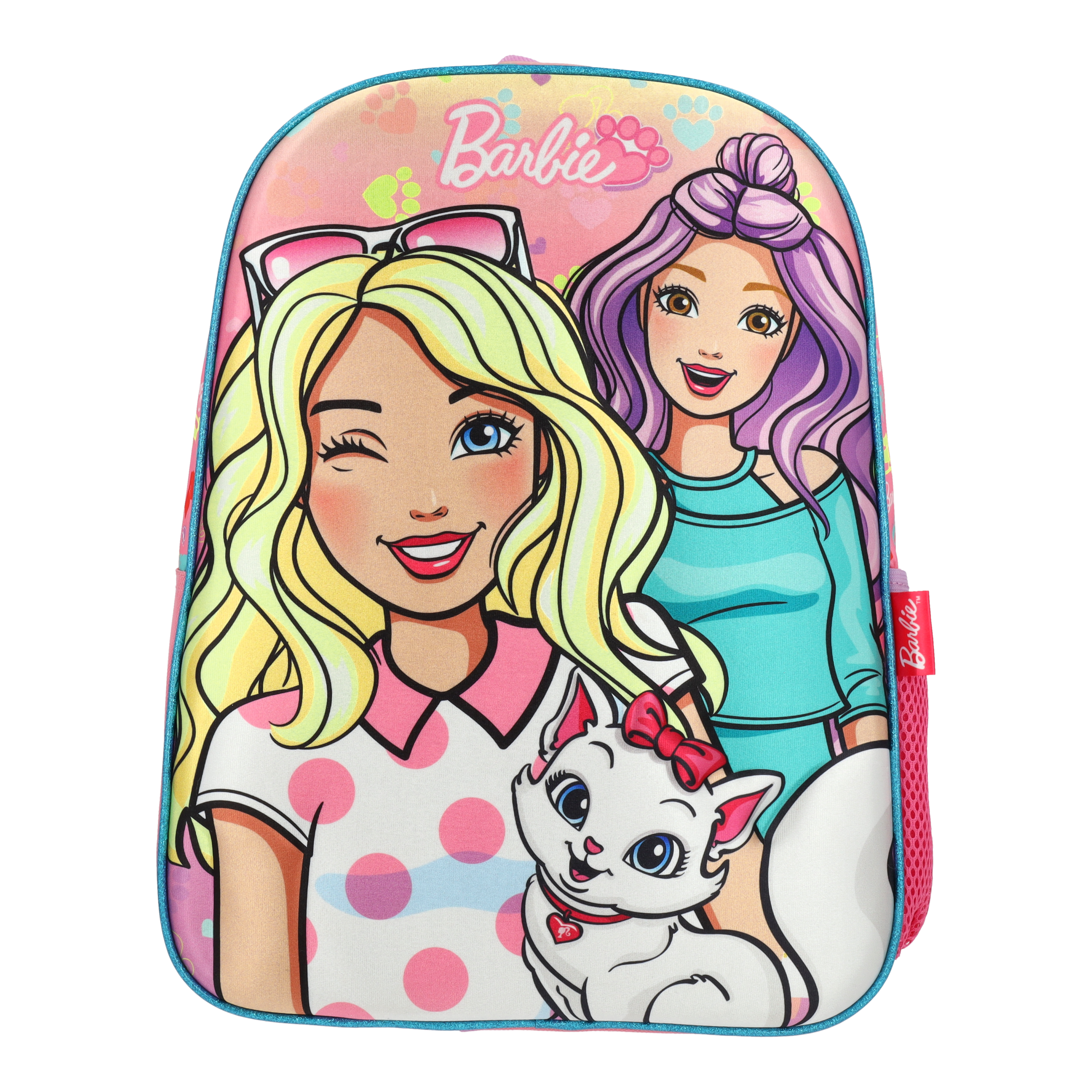 Set Mochila, Lonchera y Estuchera Barbie Kitty Vibes