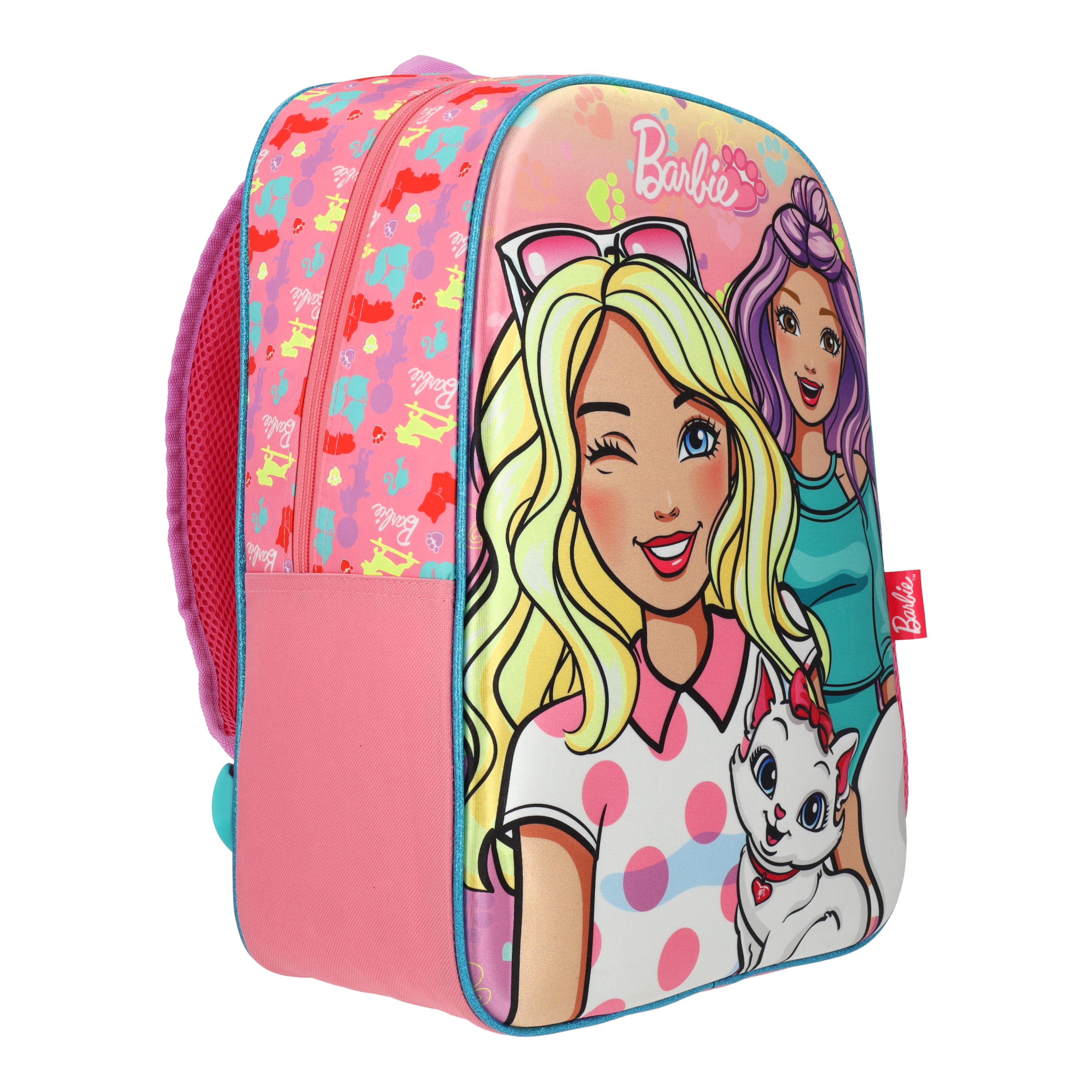Set Mochila, Lonchera y Estuchera Barbie Kitty Vibes