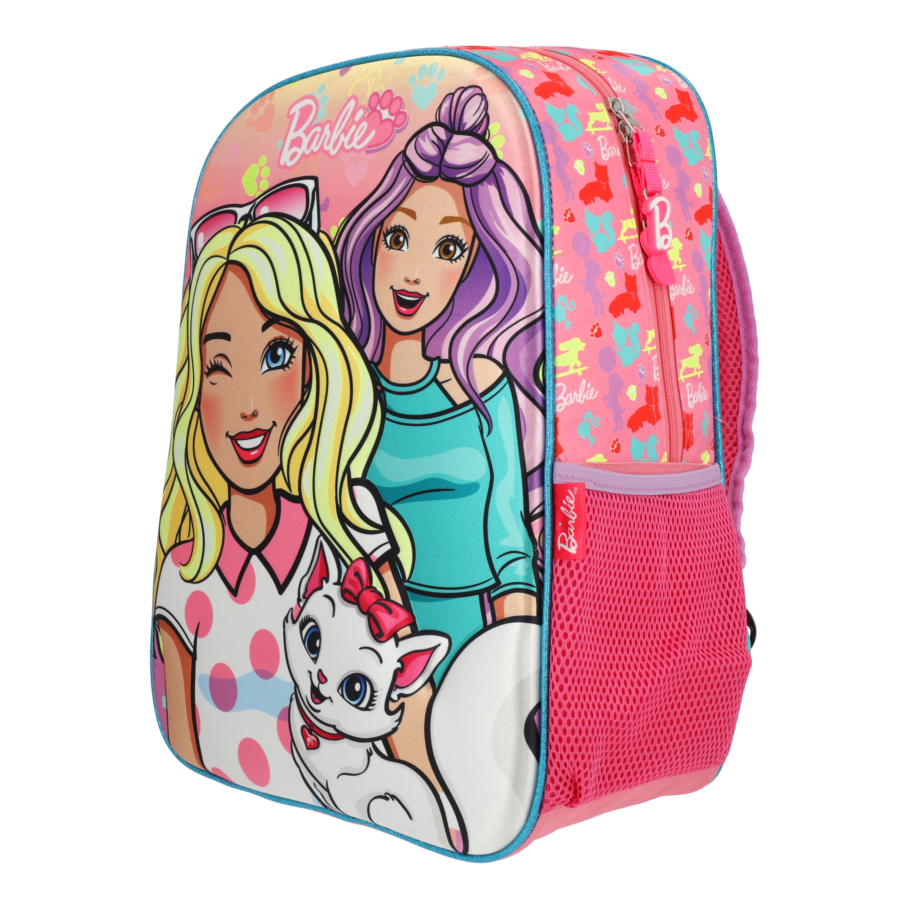 Set Mochila, Lonchera y Estuchera Barbie Kitty Vibes