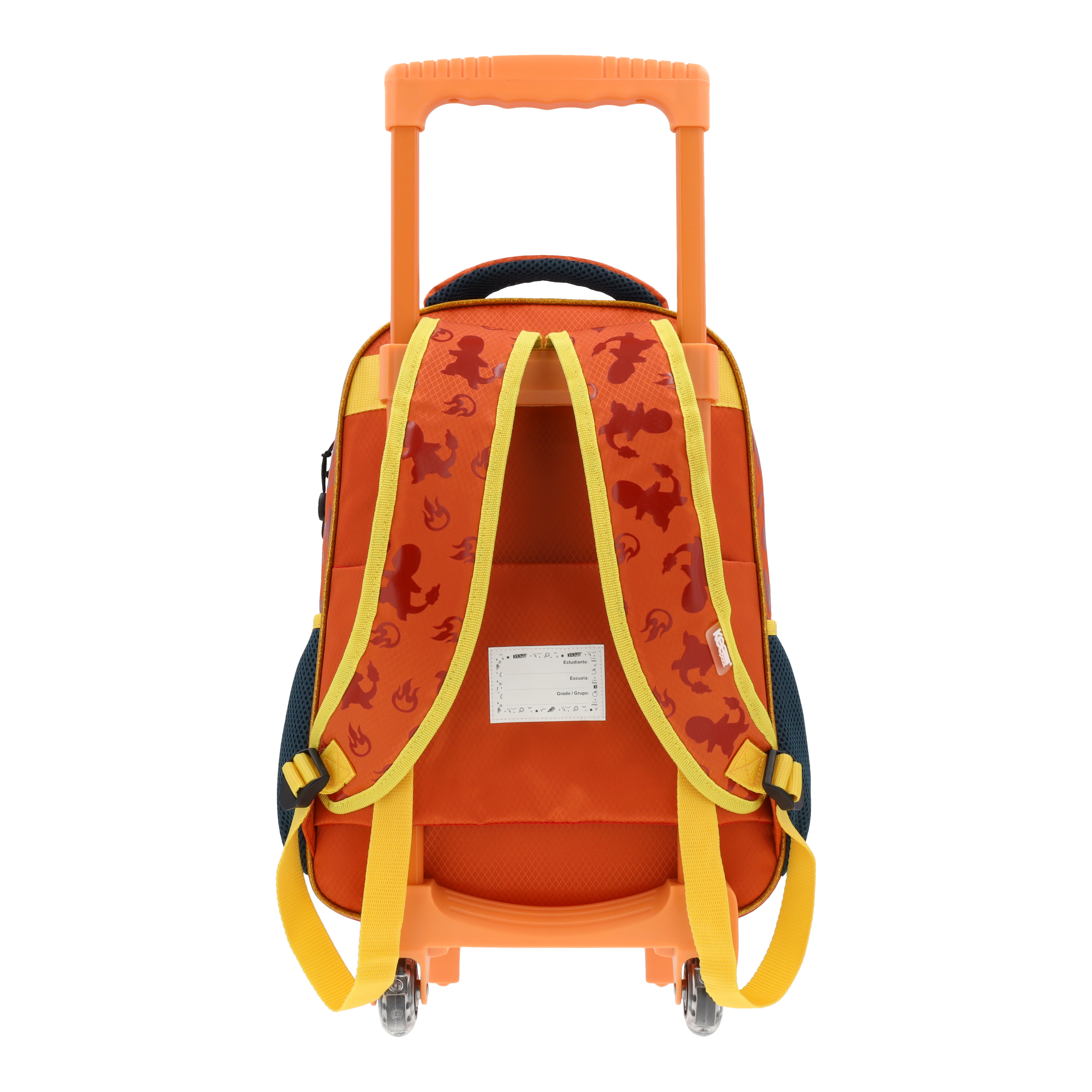 Mochila Escolar con Carrito Pokémon Tipo Fuego Edición 05